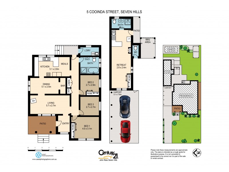 5 Cooinda Street, Seven Hills NSW 2147 Floorplan