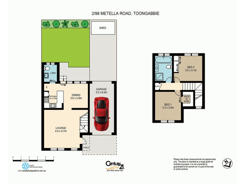 2/98-100 Metella Road, Toongabbie NSW 2146 Floorplan