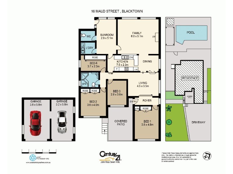16 Maud Street, Blacktown NSW 2148 Floorplan