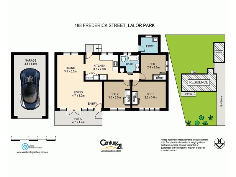 188 Frederick Street, Lalor Park NSW 2147 Floorplan