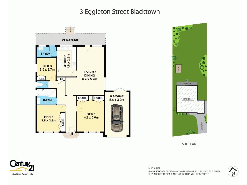 3 Eggleton Street, Blacktown NSW 2148 Floorplan