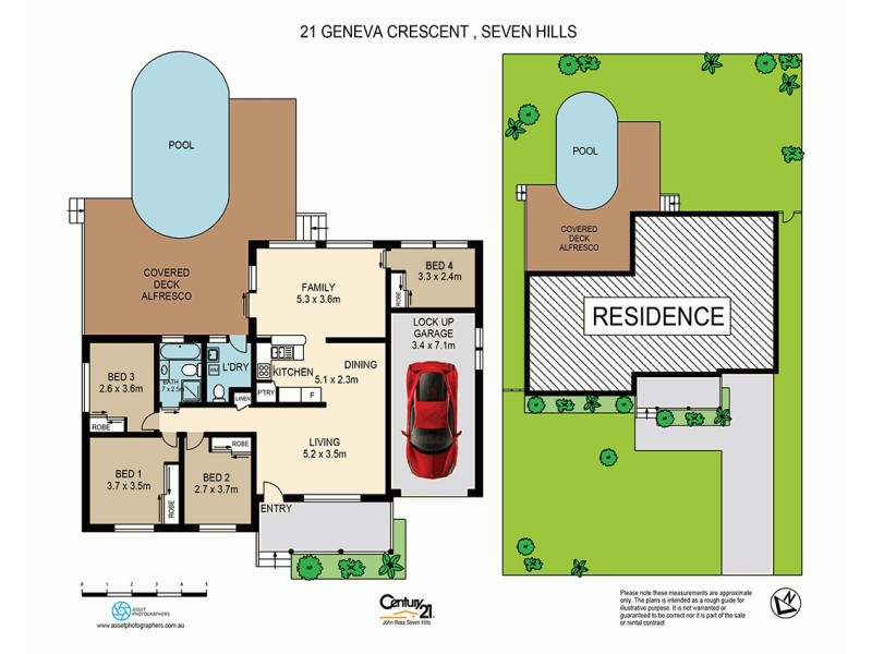 21 Geneva Crescent, Seven Hills NSW 2147 Floorplan