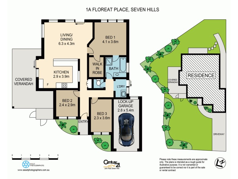 1A Floreat Place, Seven Hills NSW 2147 Floorplan