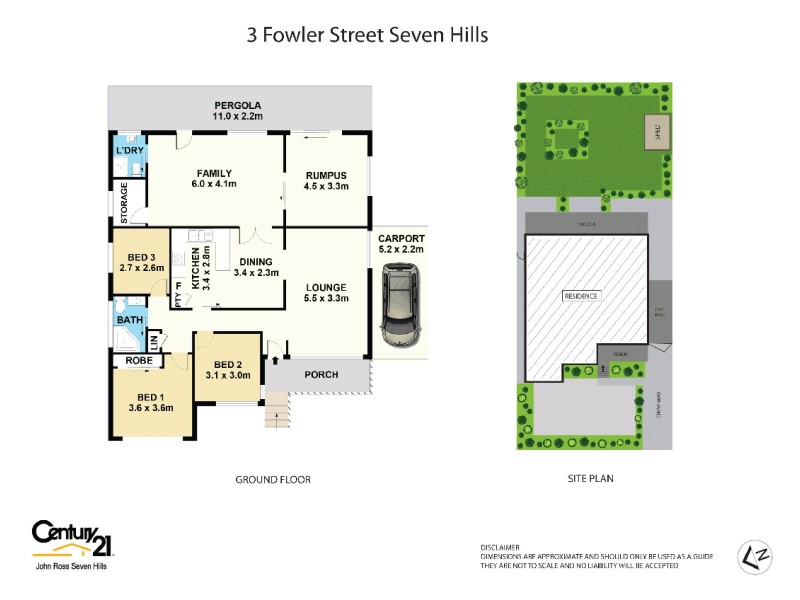 3 Fowler Street, Seven Hills NSW 2147 Floorplan