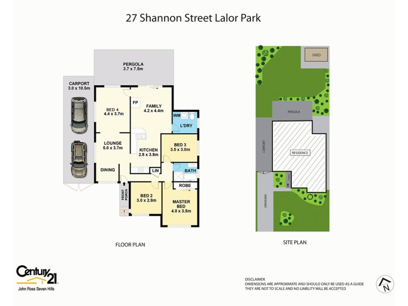 27 Shannon Street, Lalor Park NSW 2147 Floorplan