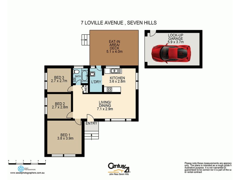 7 Loville Avenue, Seven Hills NSW 2147 Floorplan