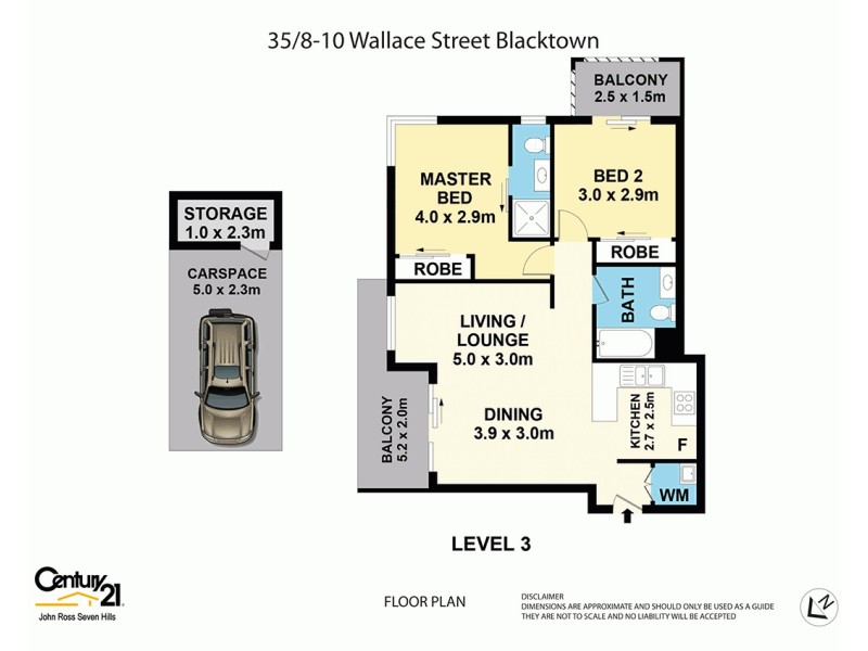 35/8-10 Wallace Street, Blacktown NSW 2148 Floorplan