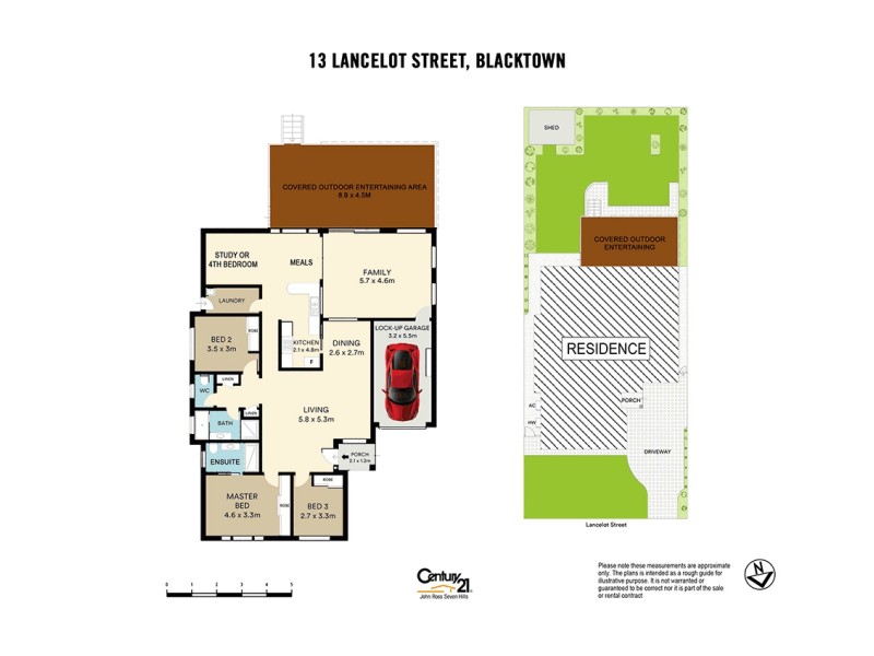 13 Lancelot Street, Blacktown NSW 2148 Floorplan