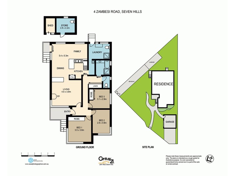 4 Zambesi Road, Seven Hills NSW 2147 Floorplan