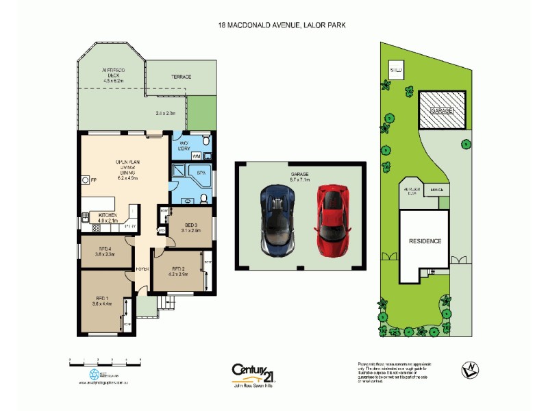 18 Macdonald Avenue, Lalor Park NSW 2147 Floorplan