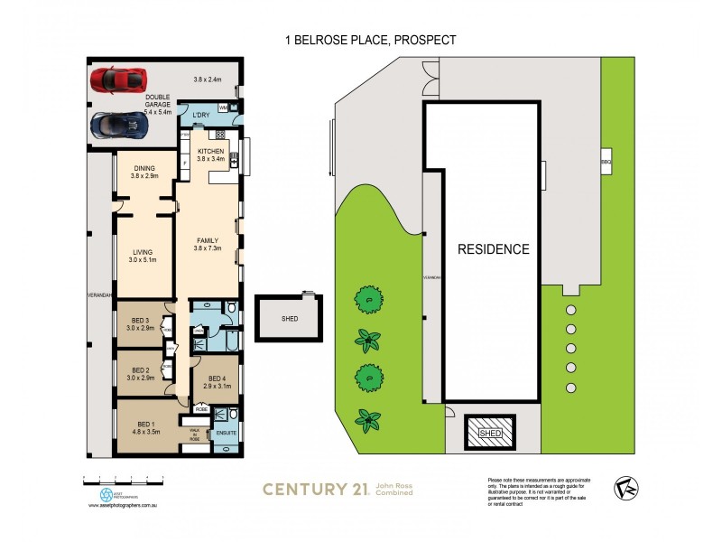 1 Belrose Place, Prospect NSW 2148 Floorplan