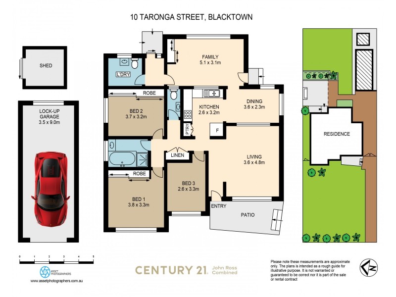 10 Taronga Street, Blacktown NSW 2148 Floorplan