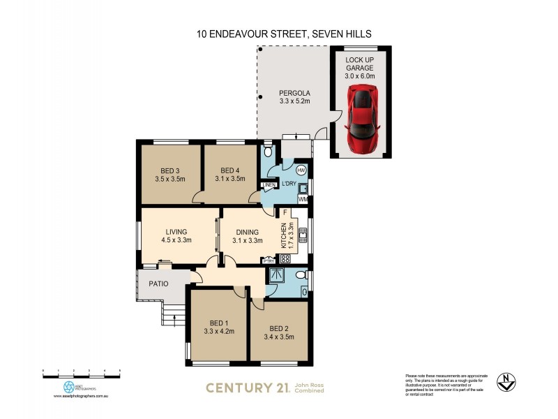 10 Endeavour Street, Seven Hills NSW 2147 Floorplan
