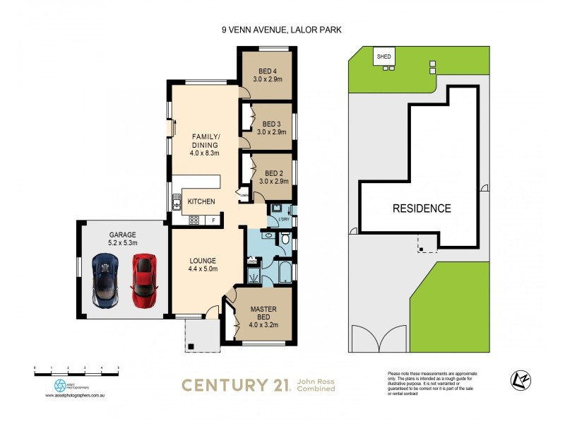 9 Venn Avenue, Lalor Park NSW 2147 Floorplan