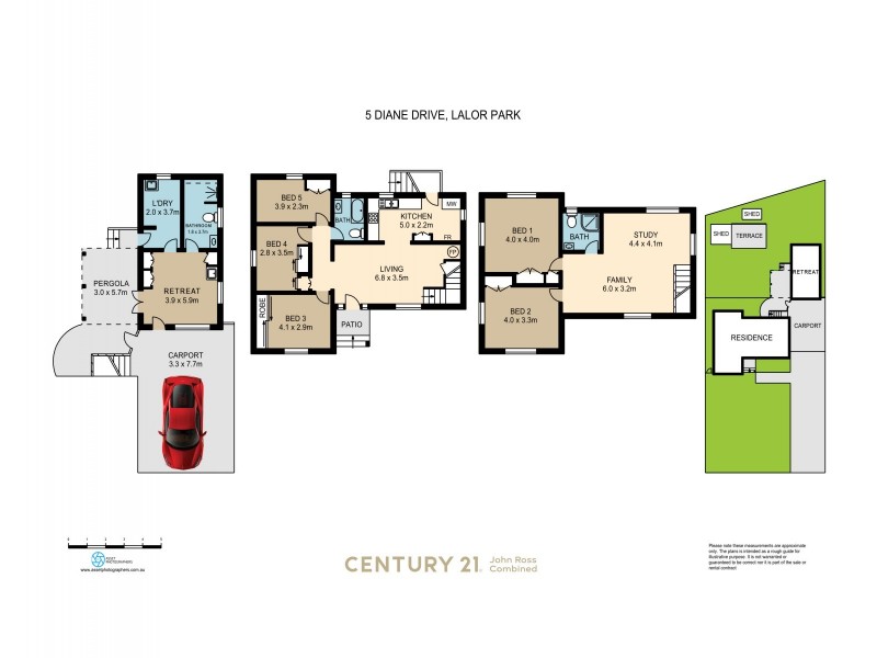 5 Diane Drive, Lalor Park NSW 2147 Floorplan
