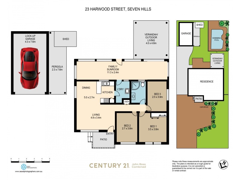 23 Harwood Street, Seven Hills NSW 2147 Floorplan