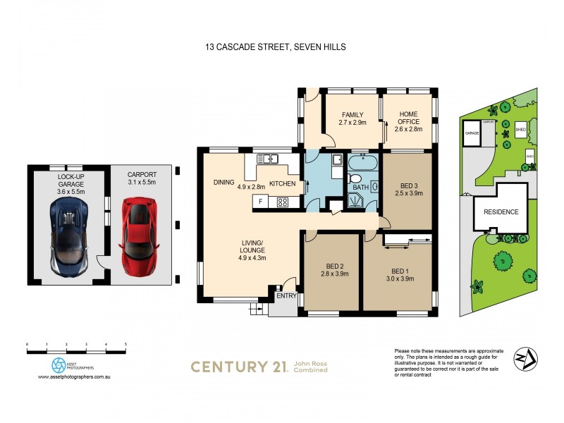 13 Cascade Street, Seven Hills NSW 2147 Floorplan