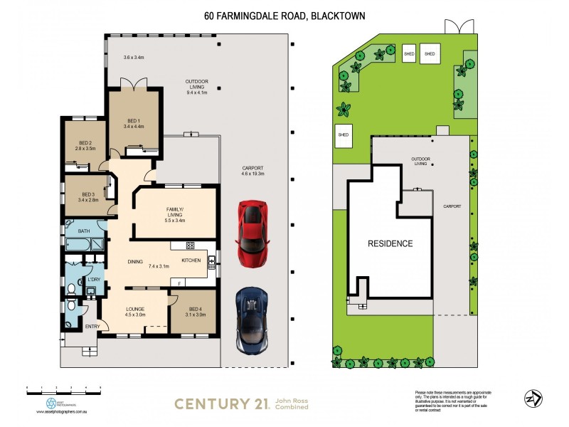 60 Farmingdale Drive, Blacktown NSW 2148 Floorplan