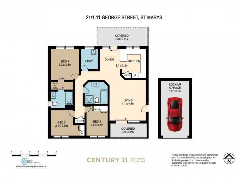21/1-11 George Street, St Marys NSW 2760 Floorplan