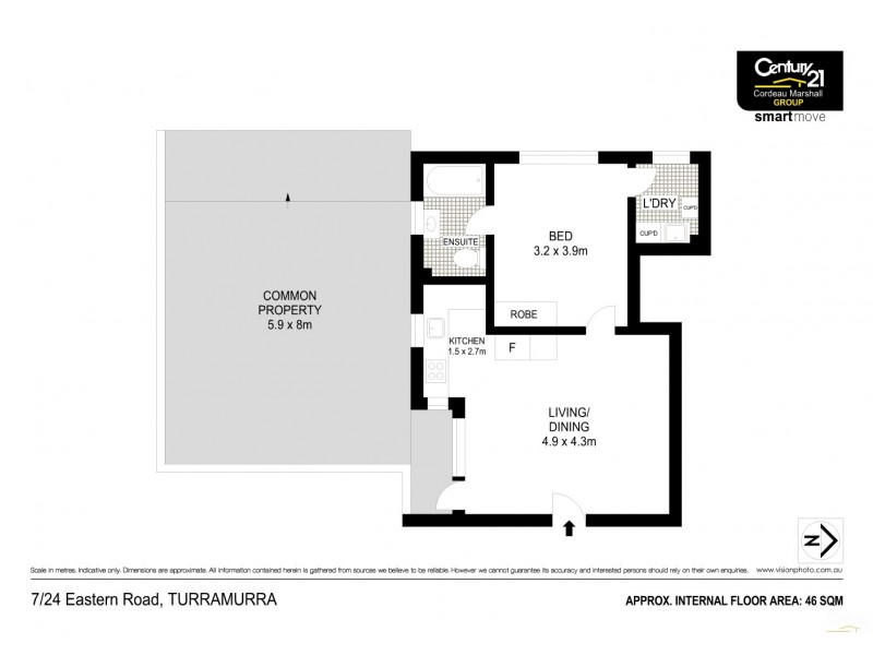 7/24 Eastern Road, Turramurra NSW 2074 Floorplan