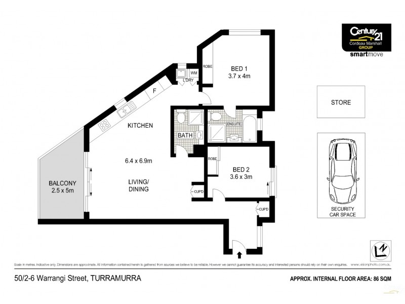 50/2 Warrangi St, Turramurra NSW 2074 Floorplan