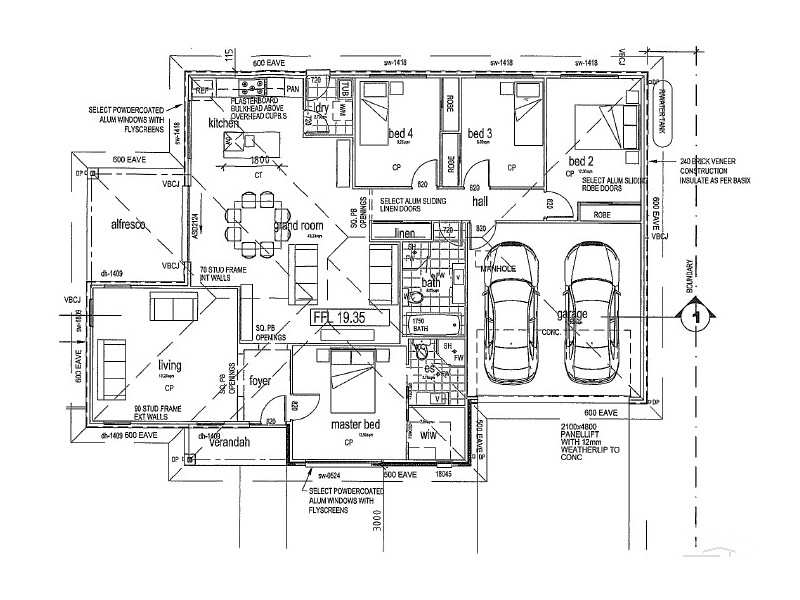 4 Village Grove, Caves Beach NSW 2281 Floorplan