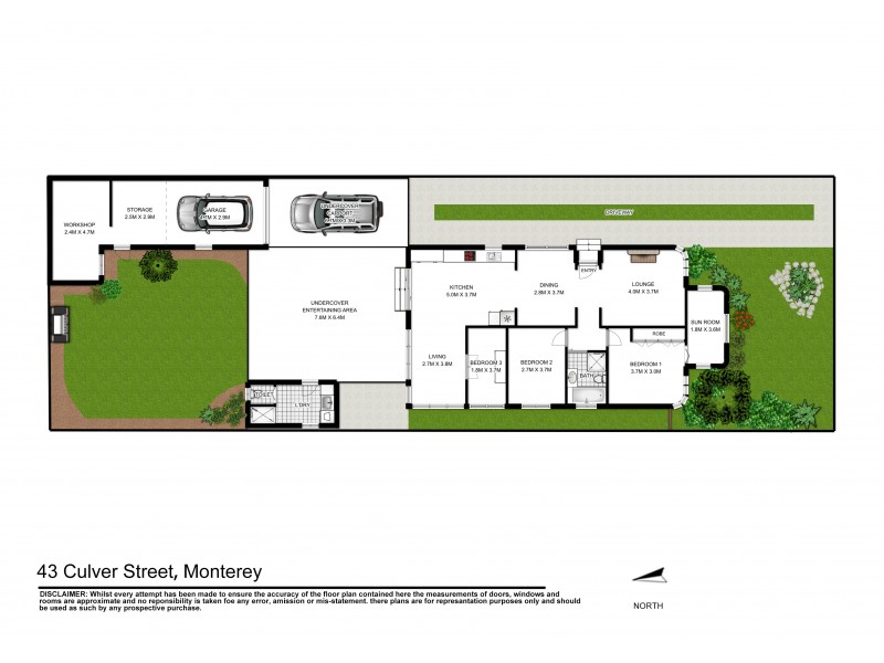 43 Culver Street, Monterey NSW 2217 Floorplan