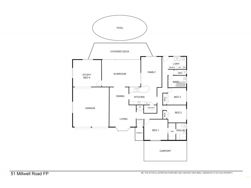 51  Millwell Road, Maroochydore QLD 4558 Floorplan