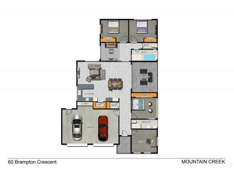 60 Brampton Crescent, Mountain Creek QLD 4557 Floorplan