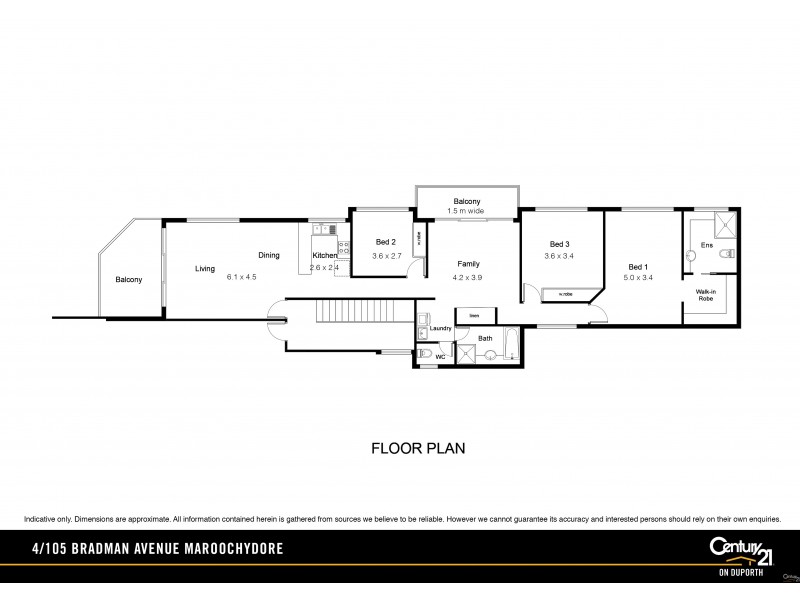 4/105 Bradman Avenue, Maroochydore QLD 4558 Floorplan
