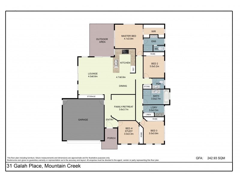 31 Galah Place, Mountain Creek QLD 4557 Floorplan