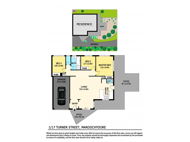 1/17 Turner Street, Maroochydore QLD 4558 Floorplan