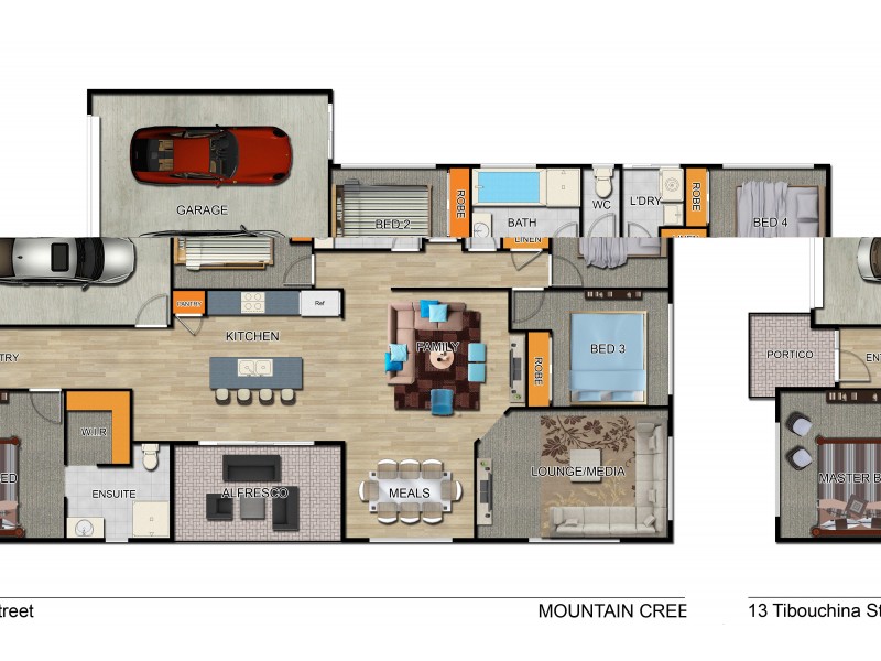 13 Tibouchina Street, Mountain Creek QLD 4557 Floorplan