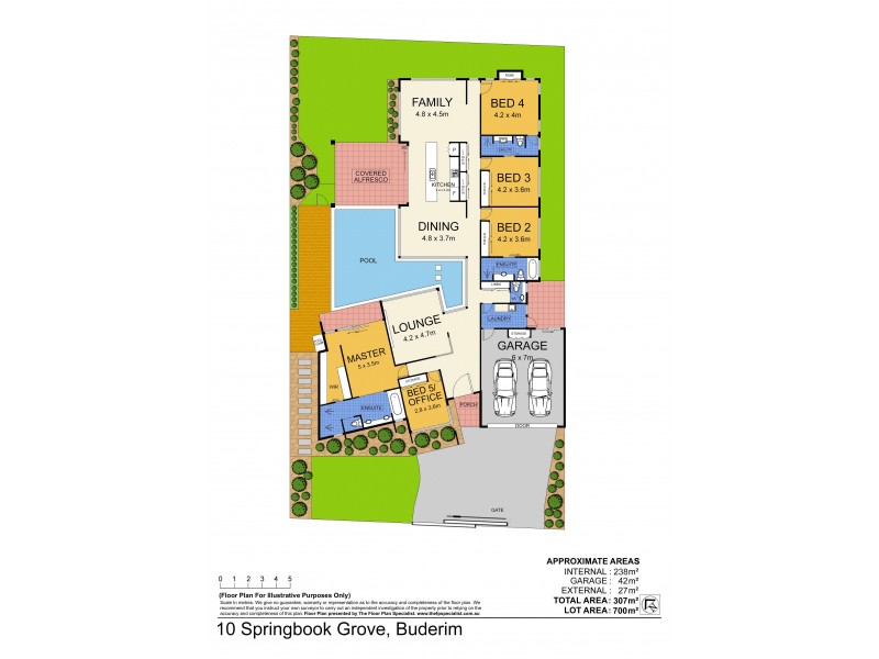 10 Springbrook Grove, Buderim QLD 4556 Floorplan