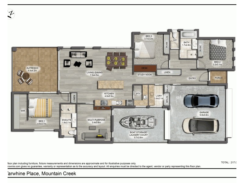 9 Tarwhine Place, Mountain Creek QLD 4557 Floorplan