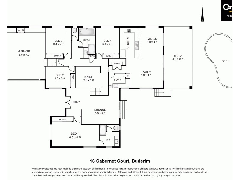 16  Cabernet Court, Buderim QLD 4556 Floorplan