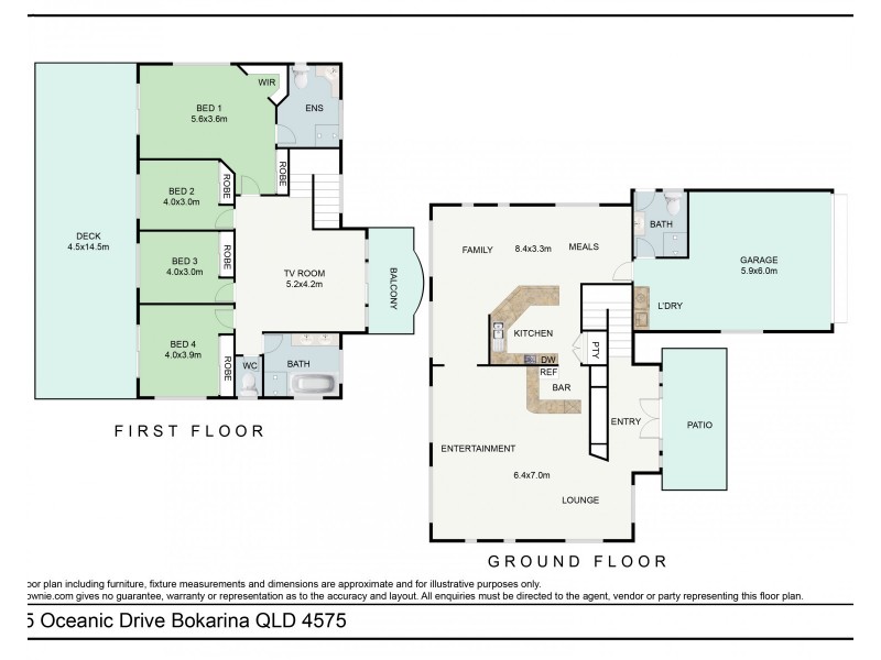 235 Oceanic Drive, Bokarina QLD 4575 Floorplan
