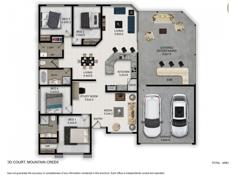8 Ironwood Court, Mountain Creek QLD 4557 Floorplan