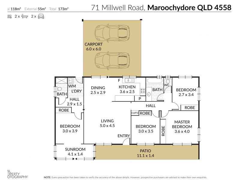 71 Millwell Road, Maroochydore QLD 4558 Floorplan