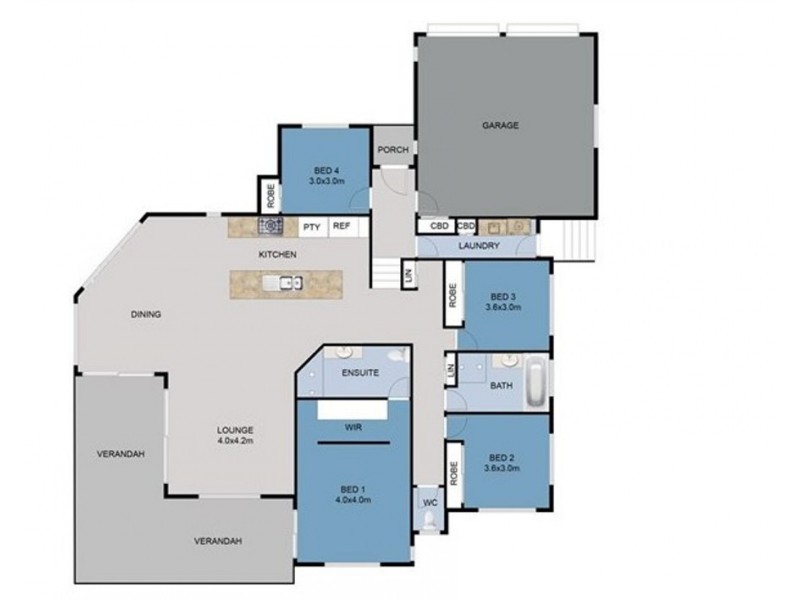 6 Rainbow Court, Woombye QLD 4559 Floorplan