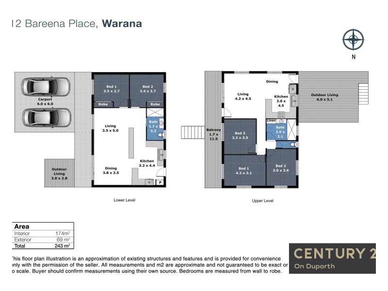 12 Bareena Place, Warana QLD 4575 Floorplan