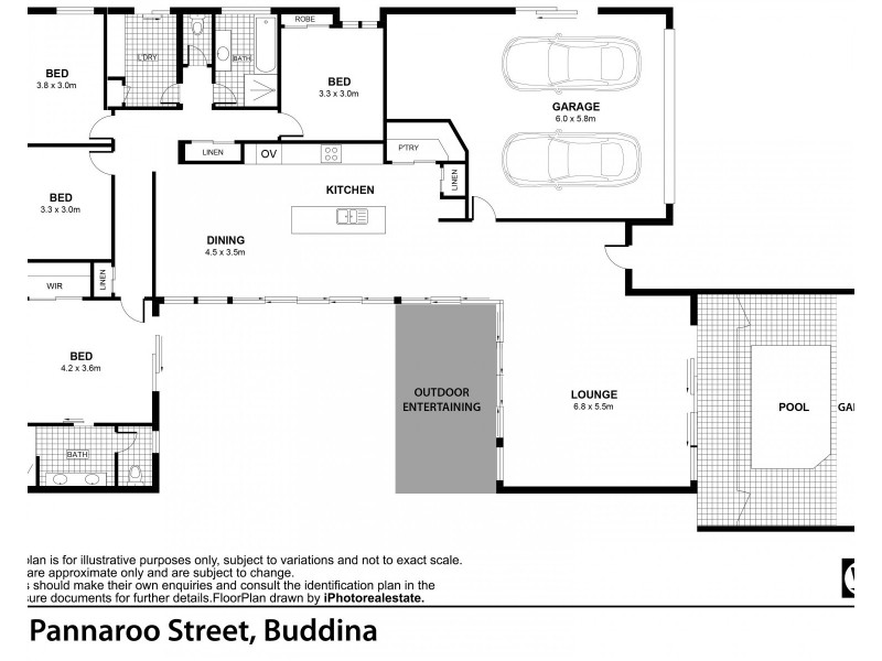 19  Pannaroo Street, Buddina QLD 4575 Floorplan
