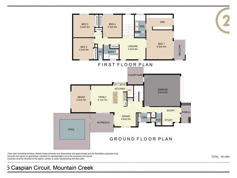 15 Caspian Circuit, Mountain Creek QLD 4557 Floorplan