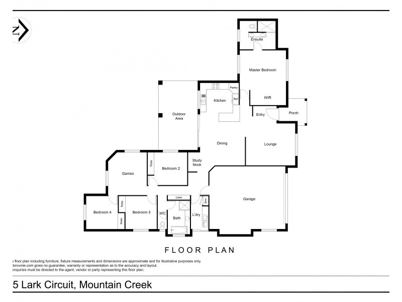 25 Lark Circuit, Mountain Creek QLD 4557 Floorplan