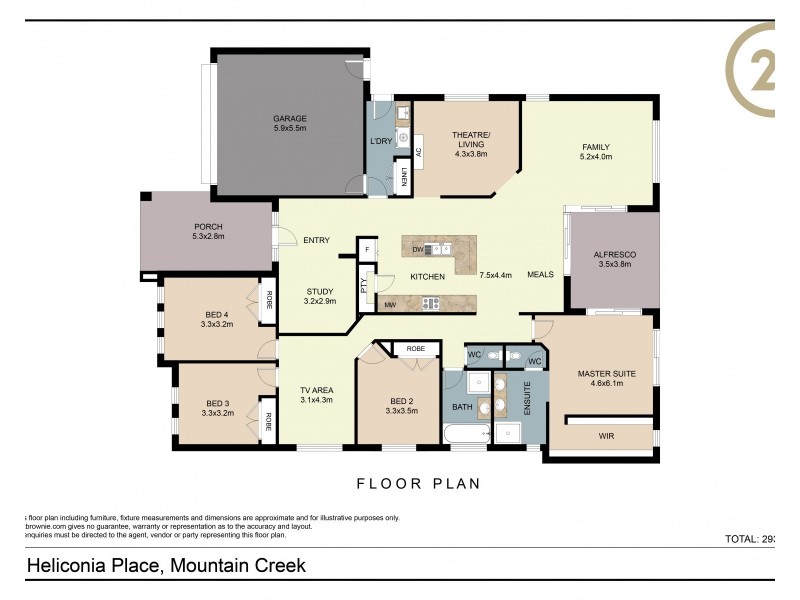 9 Heliconia Street, Mountain Creek QLD 4557 Floorplan