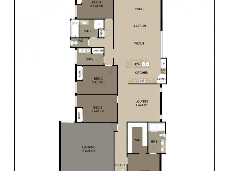 15 Tarwhine Place, Mountain Creek QLD 4557 Floorplan