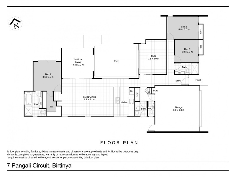 17 Pangali Circuit, Birtinya QLD 4575 Floorplan
