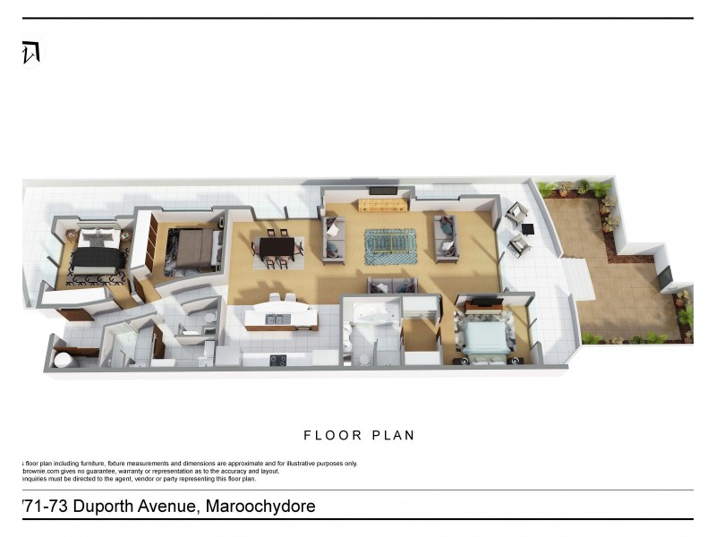 1/71-73 Duporth Avenue, Maroochydore QLD 4558 Floorplan
