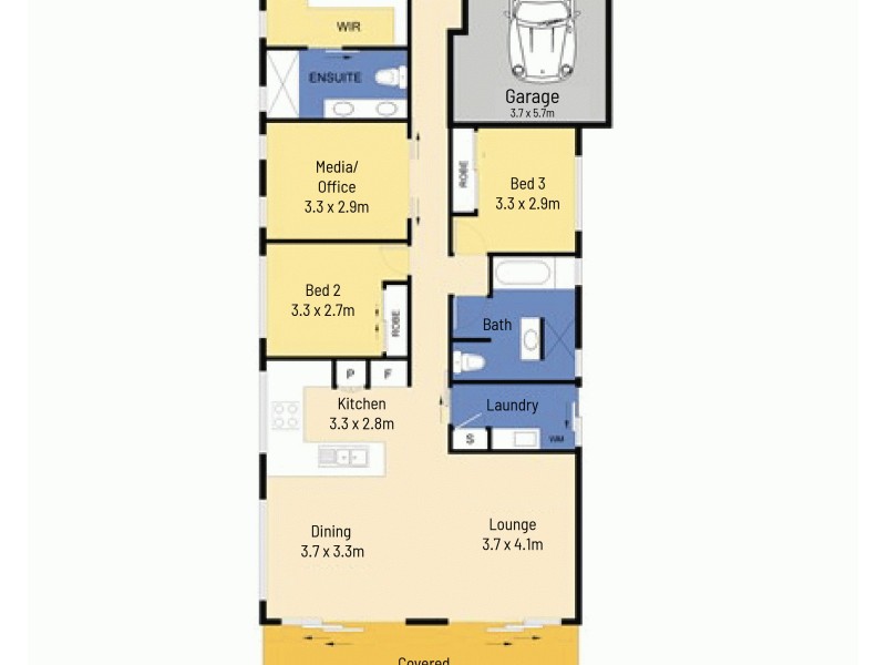 11 Promontory Street, Birtinya QLD 4575 Floorplan