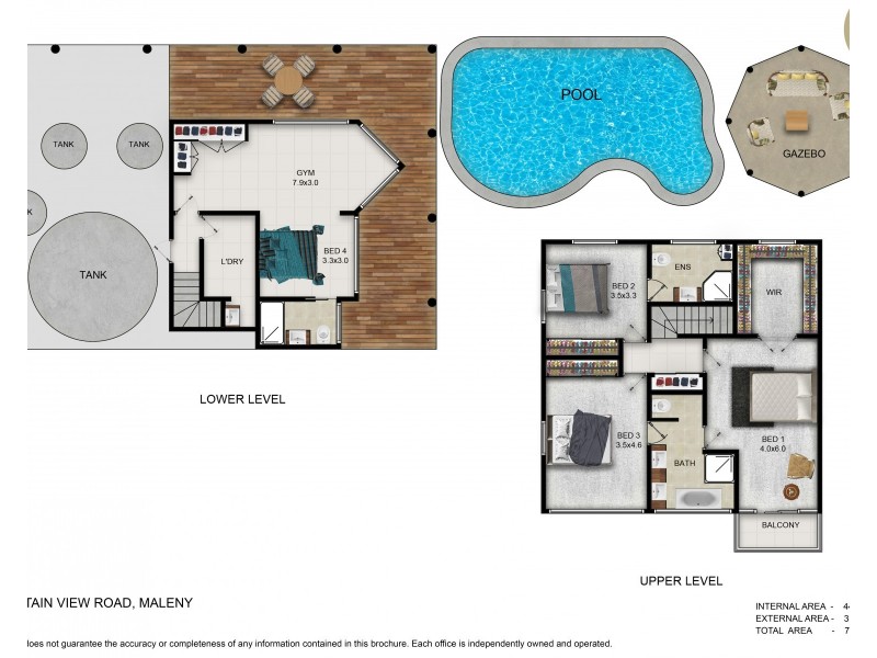 401 Mountain View Road, Maleny QLD 4552 Floorplan